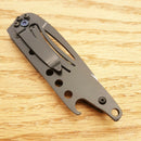 Case XX Harley TecX Framelock Folding Knife 2.5" Stainless Steel Blade Black Stainless Handle 52222