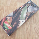 ESEE Model 4 Fixed Knife 4.5" Black Powder Coated 1095HC Steel Blade Micarta Handle 4PB