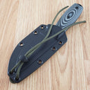 ESEE Model 3 Fixed Knife 3.88" Black Powder Coated 1095HC Steel Blade 3D Machined G10 Handle 3PMB002
