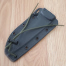 ESEE Model 5 Tactical Fixed Knife 5.25" Part Serrated 1095HC Steel Blade Canvas Micarta Handle 5STG