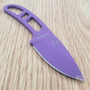 ESEE Candiru Fixed Knife 2" Purple Powder Coated 1095HC Steel Drop Point Blade One Piece Skeletonized Construction CANPURP