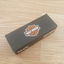 Case XX Harley TecX Linerlock Folding Knife 3" Stainless Steel Blade Black Aluminum Handle 52221
