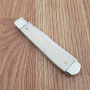 Case XX US Army Trapper Pocket Knife Stainless Steel Blades Natural Bone Handle