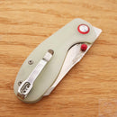 CJRB Maileah Linerlock Folding Knife 2.38" AR-RPM9 Stainless Steel Blade Jade G10 Handle