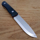 Real Steel Bushcraft III Fixed Knife 4" D2 Tool Steel Blade Black G10 Handle