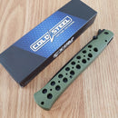 Cold Steel Ti-Lite Liner Folding Knife 6" AUS-8A Steel Blade Green ZY-EX Handle