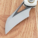 Bestech Knives Bihai Linerlock Folding Knife 2.13" 14C28N Steel Blade White G10 Handle