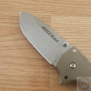 Cold Steel 4-Max Scout Folding Knife 4" AUS-10A Steel Blade FDE Griv-Ex Handle