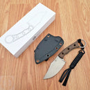 Civivi Midwatch Fixed Knife 3.38" Bohler N690 Steel Clip Point Blade Micarta Handle