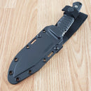 Cold Steel Razor Tek Fixed Knife 5" 4116 Steel Recurve Blade Black GFN Handle