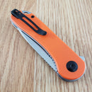 Civivi Elementum Liner Folding Knife 3" D2 Tool Steel Blade Orange G10 Handle
