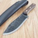 Condor Mini Hudson Fixed Knife 4.88" 1075HC Steel Blade Brown Walnut Handle