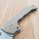 Cold Steel 4-Max Scout Lockback Folding Knife 4" AUS-10A Steel Blade Desert Tan Griv-Ex Handle