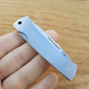 Case XX Executive Lockback Folding Knife 2.25" Stainless Blade Stainless Handle