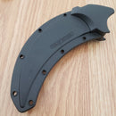 Cold Steel Tiger Fixed Knife 4.75" AUS-8A Steel Blade Balck Textured Griv-Ex Handle