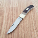 Schrade Old Timer Folding Knife Stainless Steel Blade Sawcut Delrin Handle 3OT