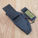 TOPS Lil Roughneck Knife 2.75" 5160 Steel Full Tang Blade Linen Micarta Handle