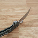 Civivi Incisor II Linerlock Folding Knife 2" Nitro-V Steel Karambit Blade Gray Aluminum Handle 16016B3