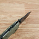 Cold Steel 4-Max Scout Folding Knife 4" AUS-10A Steel Blade Green Griv-Ex Handle