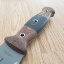 Condor Primitive Bush Fixed Knife 8.25" 1075HC Steel Blade Linen Micarta Handle