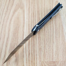 Bestech Knives Kendo Folding Knife 3.75" D2 Tool Steel Blade Black G10 Handle