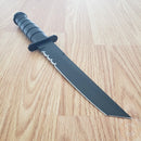 KA-BAR Fixed Knife 8" 1095 Steel Tanto Blade Black Rubber G / Carbon Steel Handle 1245