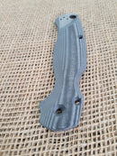 Flytanium Black Linen Micarta Lotus Handle Scales For Spyderco Paramilitary 2