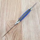 Frost Cutlery Whittler Pocket Knife Stainless Steel Blades Smooth Bone Handle