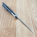 Artisan Classic Liner Folding Knife 3.75" D2 Tool Steel Blade Black G10 Handle