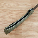 Cold Steel 4-Max Scout Folding Knife 4" AUS-10A Steel Blade Green Griv-Ex Handle