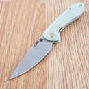 CJRB Small Feldspar Linerlock Folding Knife 3" D2 Tool Steel Blade G10 Handle