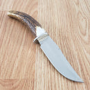 Joker Fixed Knife 4.25" Vanadium Molybdenum Steel Blade Stag Handle JKRCC71