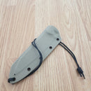 CJRB Silax Fixed Knife 5.11" AR-RPM9 Steel Wharncliffe Blade Beige G10 Handle