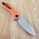 Civivi Elementum Liner Folding Knife 3" D2 Tool Steel Blade Orange G10 Handle