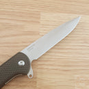 Al Mar Ultralight Eagle Folding Knife 4" 8Cr13MoV Steel Blade Black Black FRN Handle