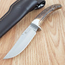 Joker Fixed Knife 4.25" Vanadium Molybdenum Steel Blade Stag Handle JKRCC71