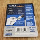 Cold Steel 2-in-1 Knife Sharpener Lanyard Hole Keyring Coarse Carbide & Ceramic