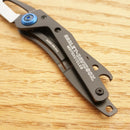 Case XX Harley TecX Framelock Folding Knife 2.5" Stainless Steel Blade Black Stainless Handle 52222