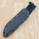 Cold Steel Razor Tek Fixed Knife 6.5" 4116 Steel Full Tang Blade Black Sculpted GFN Handle