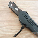 Fallkniven Taiga Hunter Fixed Knife 3.5" Laminate Cobalt Steel Blade Wood Handle NTH1Z