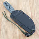 ESEE Model 3 Fixed Knife 3.88" Black Powder Coated 1095HC Steel Blade 3D Machined G10 Handle 3PMB002