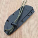 ESEE Model 4 Fixed Knife 4.5" Desert Tan Powder Coated 1095HC Steel Blade Black And Coyote Brown 3D Machined G10 Handle 4PDT005