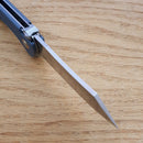 CJRB Kicker Recoil Lock Folding Knife 3.5" D2 Tool Steel Extended Tang Blade Blue-Gray Textured G10 Handle 1915BU