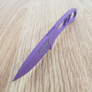 ESEE Candiru Fixed Knife 2" Purple Powder Coated 1095HC Steel Drop Point Blade One Piece Skeletonized Construction CANPURP