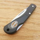 Case XX Mini Blackhorn Lockback Folding Knife 2.13" Stainless Blade Black Zytel 52177