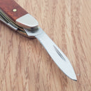 Case XX Cutlery Peanut Pocket Knife Stainless Blades Smooth Chestnut Bone Handle 28702