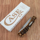 Case XX Sod Buster Folding Knife 2.88" Chrome Vanadium Blade Amber Bone Handle 30092