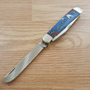 Case XX Cutlery US Veterans Trapper Pocket Knife Stainless Blades Bone Handle