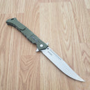 Cold Steel Large Luzon Liner Folding Knife 6" 8Cr13MoV Steel Blade OD Green GFN Handle