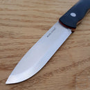 Real Steel Bushcraft III Fixed Knife 4" D2 Tool Steel Blade Black G10 Handle